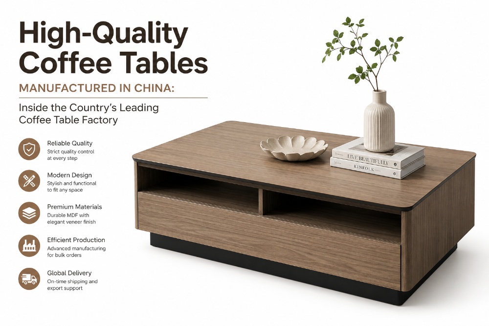 High-Quality Coffee Tables Manufactured in China Inside the Country’s Leading Coffee Table Factory