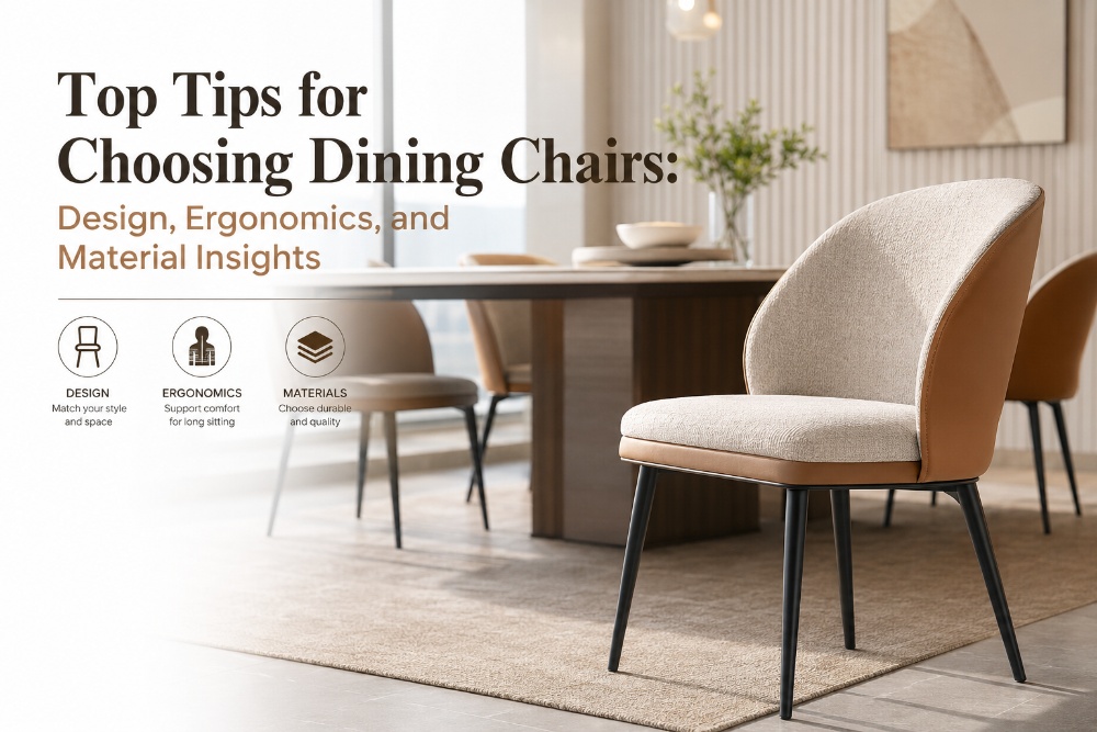 Top Tips for Choosing Dining Chairs Design, Ergonomics, and Material Insights